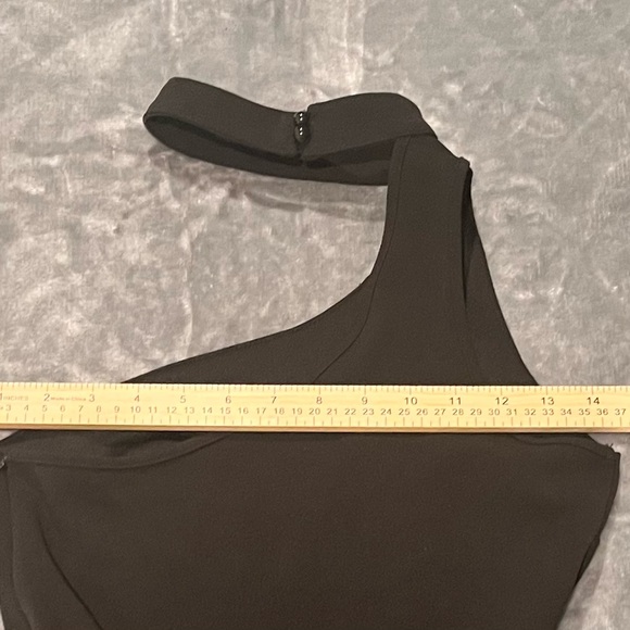 Banjul Black One-Shoulder Dress - Picture 3 of 8